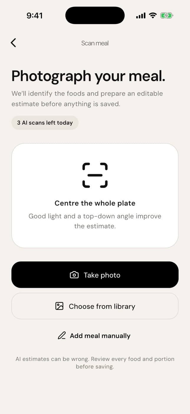 MacroLens scan screen
